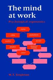 Cover of: The Mind at Work by W. T. Singleton