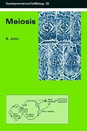 Cover of: Meiosis