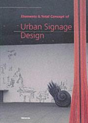 Cover of: Elements and Total Concept of Urban Signage Design