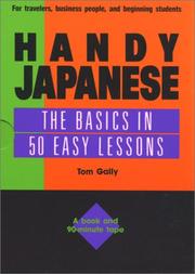 Cover of: Handy Japanese: The Basics in 50 Easy Lessons (Book & Tape)