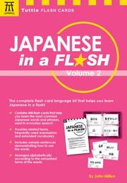 Cover of: Japanese in a Flash Kit (Tuttle Flash Cards) Vol 2
