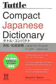 Cover of: Tuttle Compact Japanese Dictionary: Japanese-English/ English-Japanese