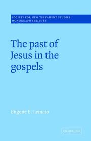 Cover of: The Past of Jesus in the Gospels