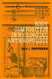 Cover of: Body composition in biological anthropology