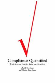 Cover of: Compliance Quantified: An Introduction to Data Verification