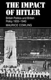 Cover of: The Impact of Hitler by Maurice Cowling