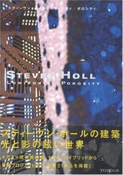 Cover of: Steven Holl:Luminosity / Porosity