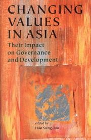 Changing Values in Asia by Han Sun-Joo