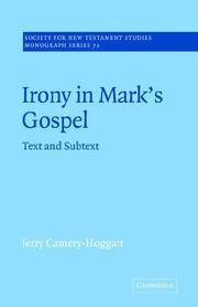 Cover of: Irony in Mark