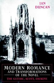 Cover of: Modern Romance and Transformations of the Novel by Ian Duncan