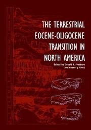 Cover of: The Terrestrial Eocene-Oligocene Transition in North America