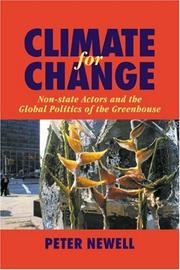 Cover of: Climate for Change by Peter Newell, Peter Newell