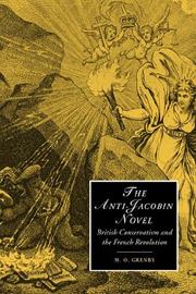 Cover of: The Anti-Jacobin Novel by M. O. Grenby