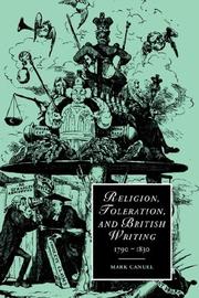 Cover of: Religion, Toleration, and British Writing, 17901830 (Cambridge Studies in Romanticism)