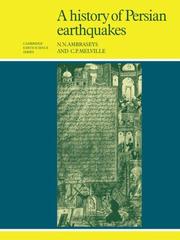 Cover of: A History of Persian Earthquakes by N. N. Ambraseys, C. P. Melville