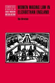 Cover of: Women Waging Law in Elizabethan England