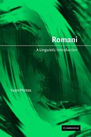 Cover of: Romani: A Linguistic Introduction