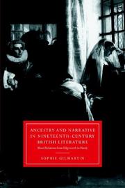 Cover of: Ancestry and Narrative in Nineteenth-Century British Literature by Sophie Gilmartin