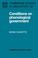 Cover of: Conditions on Phonological Government (Cambridge Studies in Linguistics)