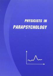 Cover of: Physicists In Parapsychology: Essays