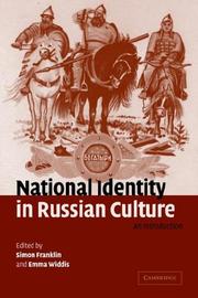Cover of: National Identity in Russian Culture by 