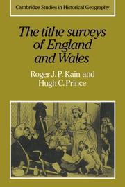 Cover of: The Tithe Surveys of England and Wales (Cambridge Studies in Historical Geography)