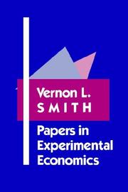 Cover of: Papers in Experimental Economics