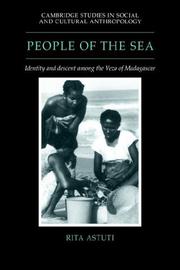 Cover of: People of the Sea: Identity and Descent among the Vezo of Madagascar (Cambridge Studies in Social and Cultural Anthropology)