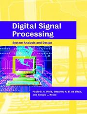 Cover of: Digital Signal Processing: System Analysis and Design