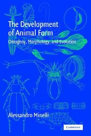 Cover of: The Development of Animal Form by Alessandro Minelli