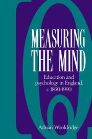 Cover of: Measuring the Mind by Adrian Wooldridge