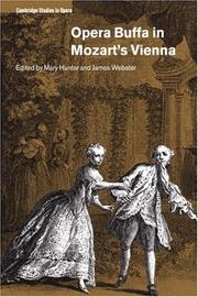 Cover of: Opera Buffa in Mozart's Vienna (Cambridge Studies in Opera) by 