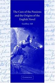 Cover of: The Cure of the Passions and the Origins of the English Novel