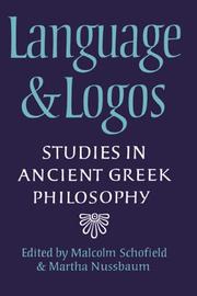 Language and logos by G. E. L. Owen, Malcolm Schofield, Martha Nussbaum