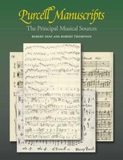 Cover of: Purcell Manuscripts by Robert Shay, Robert Thompson