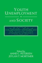 Cover of: Youth Unemployment and Society