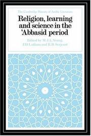Cover of: Religion, Learning and Science in the 'Abbasid Period (The Cambridge History of Arabic Literature)