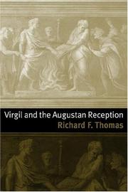 Cover of: Virgil and the Augustan Reception | Richard F. Thomas