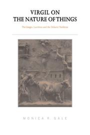Cover of: Virgil on the Nature of Things: The Georgics, Lucretius and the Didactic Tradition