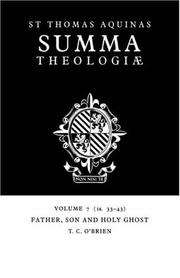 Cover of: Summa Theologiae by Thomas Aquinas