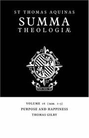 Cover of: Summa Theologiae by Thomas Aquinas