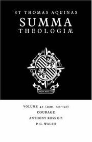 Cover of: Summa Theologiae by Thomas Aquinas