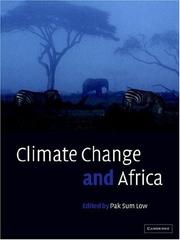 Cover of: Climate Change and Africa by Pak Sum Low