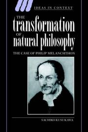 Cover of: The Transformation of Natural Philosophy by Sachiko Kusukawa