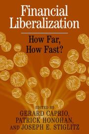 Cover of: Financial Liberalization by 