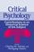 Cover of: Critical Psychology