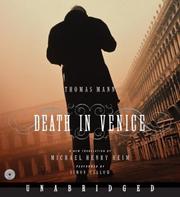 Cover of: Death in Venice CD by Thomas Mann