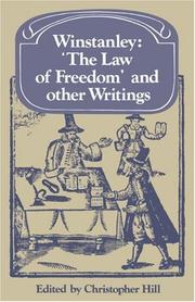 Cover of: Winstanley 'The Law of Freedom' and other Writings (Past and Present Publications) by Christopher Hill