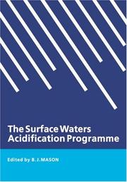 Cover of: The Surface Waters Acidification Programme | B. J. Mason