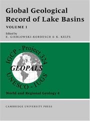 Cover of: Global Geological Record of Lake Basins (World and Regional Geology)
